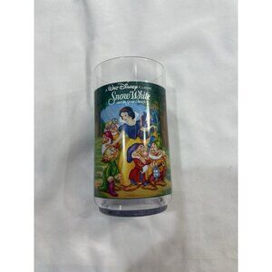 1994 Burger King Disney Collector's Plastic Cup Snow White and the Seven Dwarfs